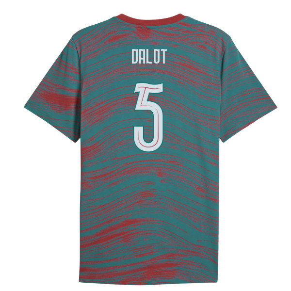 2026-2027 Portugal FtblCulture Tee AOP (Red) (Dalot 5)-SoccerKits Hub | Buy Soccer Jerseys Online